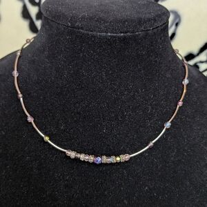 Lia Sophia Iridescent Beaded Necklace